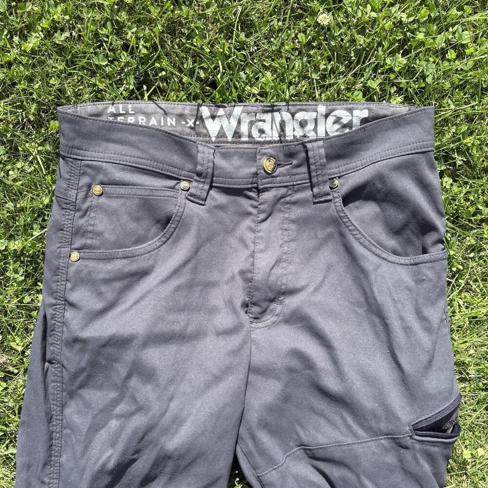 Wrangler ATG All Terrain Gear Men’s Hiking Pants 30x30 Black Nylon Spandex
